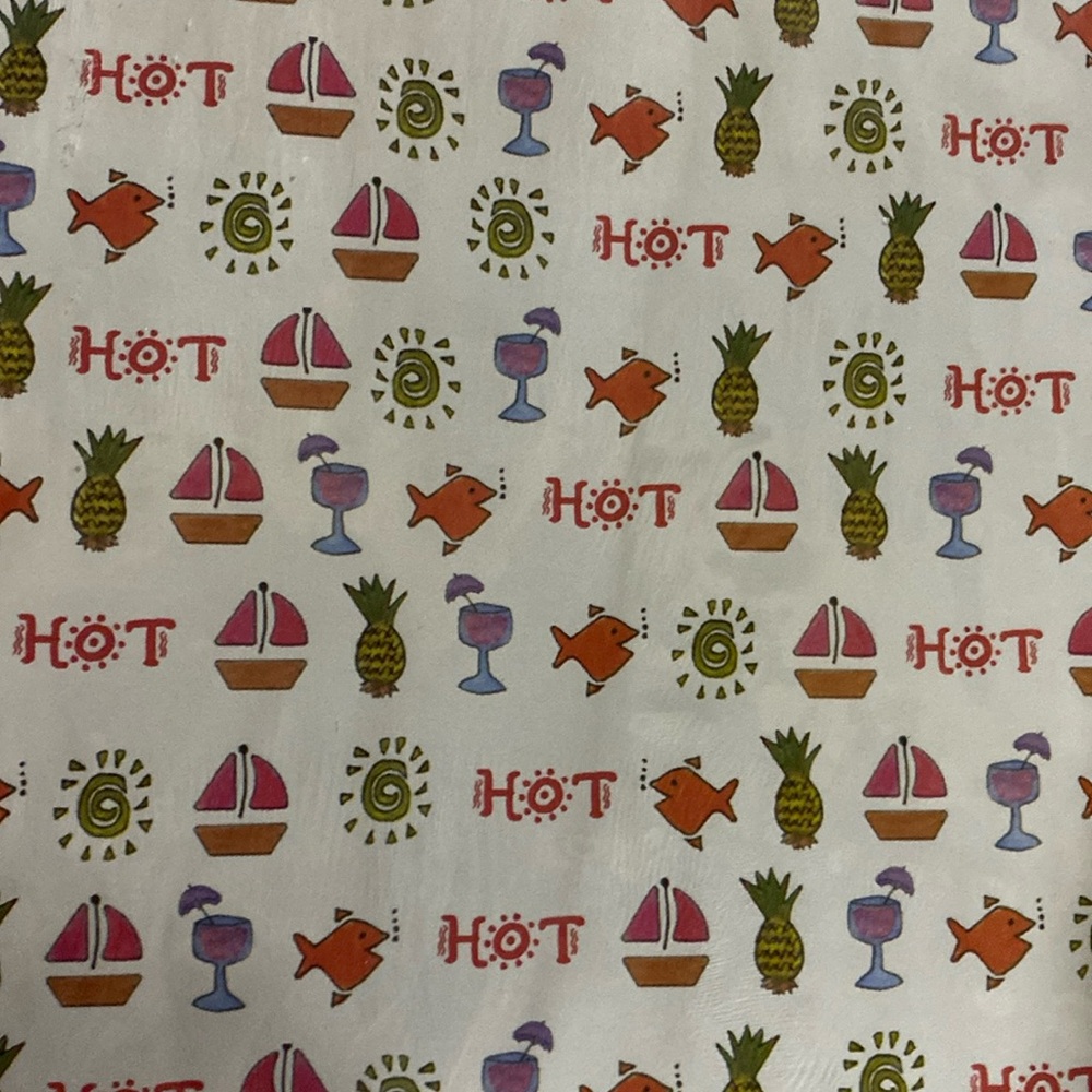 24Ct Pixie Press scrapbook paper #KC265 Island Hot vacation archival quality